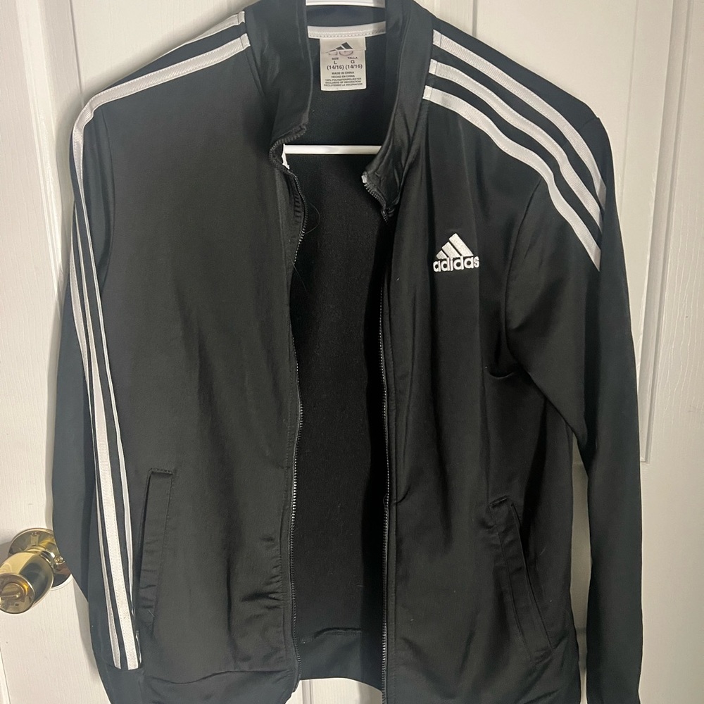 Black Adidas Jacket Large